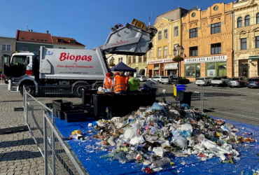 Zhruba 60 procent komunálního odpadu v Kroměříži šlo vytřídit!