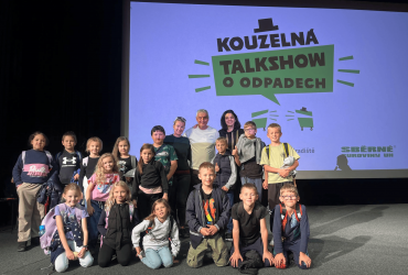 Talkshow o odpadech bavila děti v Uherském Hradišti